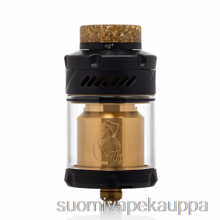 Vape Kauppa Hellvape Kuollut Kani V3 25mm Rta [6th Anni] Black Gold